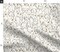 Whimsical Dog Animal Lover Rescue Line Art Neutral Dogs Puppy Pet Custom Printed Fabric by Spoonflower Various Fabrics by the Yard or Fat Quarter